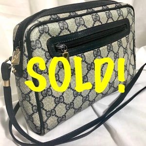 💗 Gucci Crossbody Bag Vintage GG Logo 007-39-0014